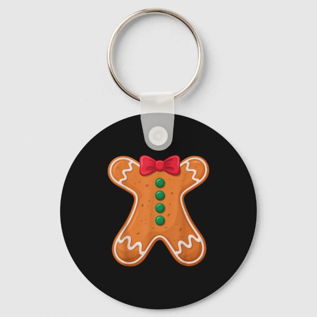 Porte-clés Gingerbread Man Costume Funny For Halloween Christ (Recto)