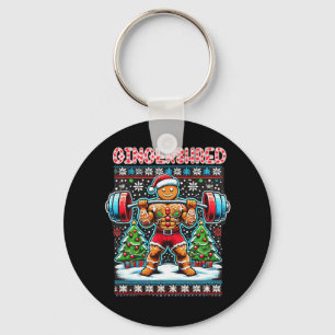Porte-clés Gingersher Funny Gingerbread Homme Gym Bodybuildin
