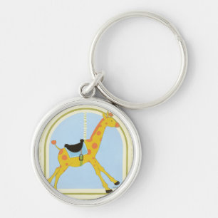 Porte-clés Girafe avant juin Bruyère Vess de carrousel