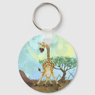 Porte-clés Giraffe de la Parade Animale