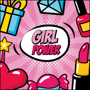 Porte-clés Girl Power