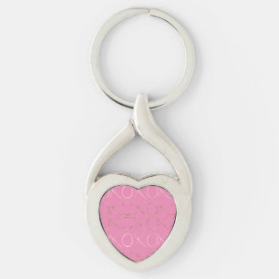 Porte-clés Glam XOXO Chic Gold Rose Girl