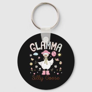 Porte-clés Glamma de l'anniversaire drôle de la fille de l'oi