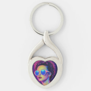 Porte-clés Glamour Neon Galaxy