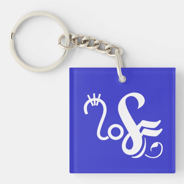 Porte-clés Glyphe neuronal (Devant)