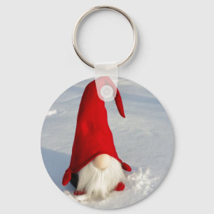 Porte-clés Gnome de Noël scandinave