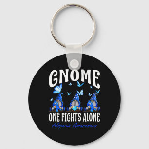 Porte-clés Gnome One combat seul Alopécie Sensibilisation 1