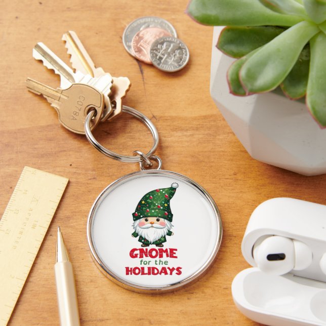 Porte-clés Gnome Pour Les Vacances Drôle & Adorable Noël (Bureau)