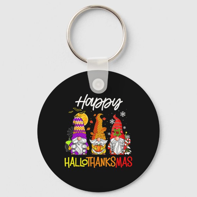 Porte-clés Gnomes Hallothanksmas Halloween Thanksgiving Chris (Recto)