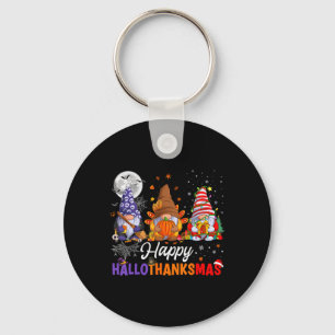 Porte-clés Gnomes Halloween Thanksgiving Christmas Happy Hall