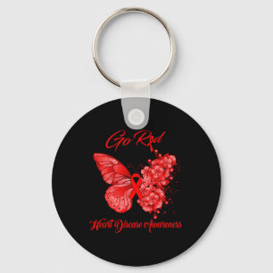 Porte-clés Go Red Heart Disease Awareness
