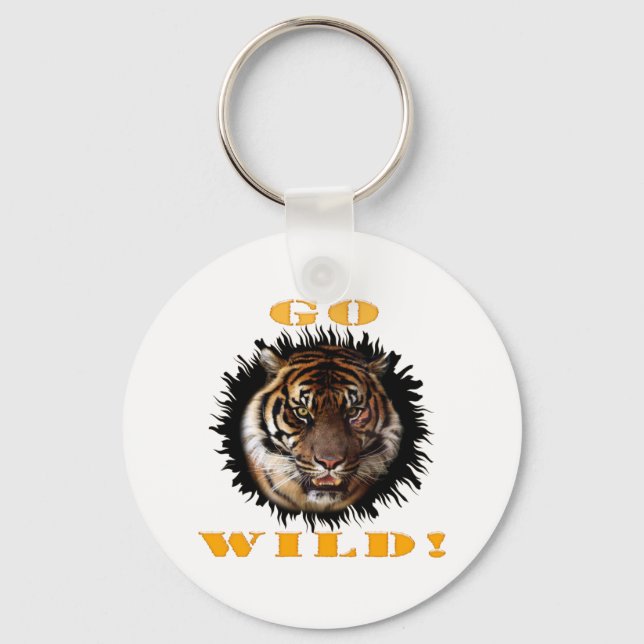 Porte-clés Go Wild Tiger (Recto)