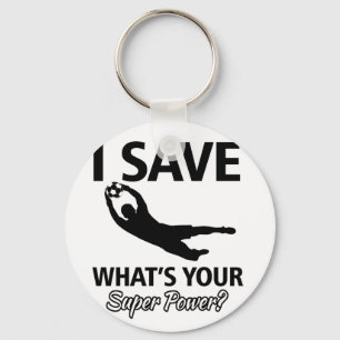 Porte-clés Goalie de football