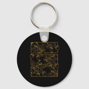 Porte-clés Goblincore Cottagecore Academia Esthétique Fraise