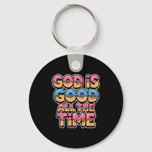 Porte-clés God Is Good All The Time Christian Ice Cream Drip