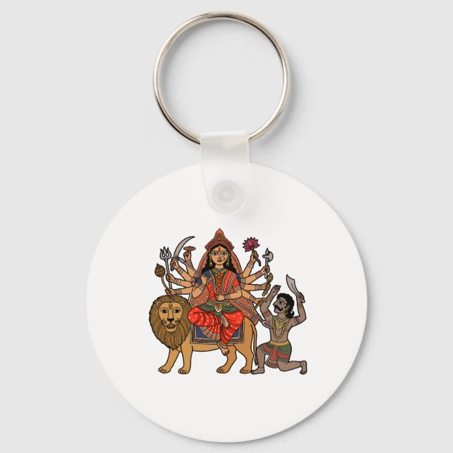 Porte-clés Goddess Durga (Recto)