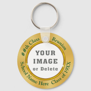 Porte-clés Gold et Green, Classe personnalisée Faveurs Réunio
