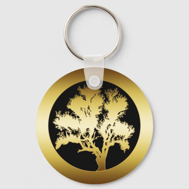 PORTE-CLÉS GOLD OAK TREE (Recto)