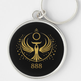 Porte-clés Gold Phoenix 888 | Sigil Symbole Spirit