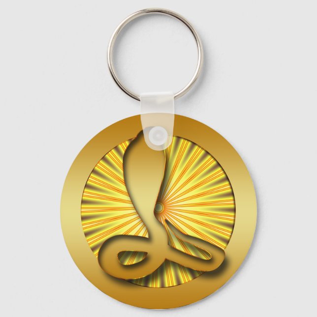 PORTE-CLÉS GOLD RETRO COBRA (Recto)