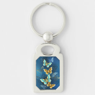 Porte-clés Golden butterflies