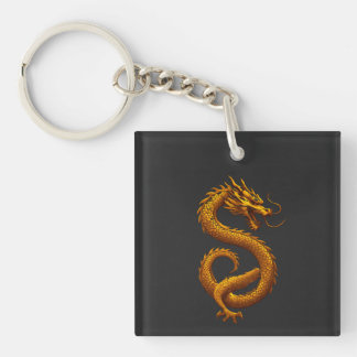 Porte-clés Golden Dragon