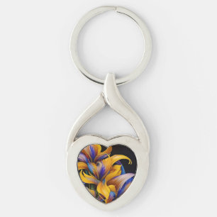 Porte-clés Golden Iris Hosta X AI ART