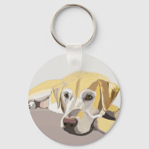 Porte-clés Golden Labrador