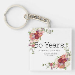 Porte-clés "Golden Memories : Celebrating 50 Years of Love"