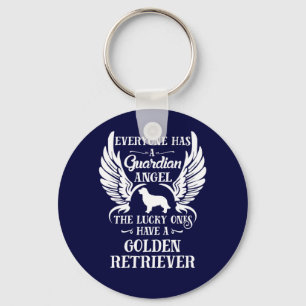 Porte-clés Golden Retriever chien chien gardien ange