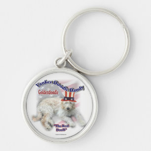 Porte-clés Goldendoodle Humour politique