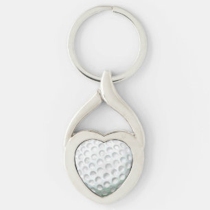 Porte-clés Golf Ball Twisted Heart Fancy Porte - clé
