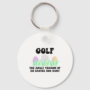 Porte-clés Golf La Version Adulte D'Une Chasse Aux Oeufs De P