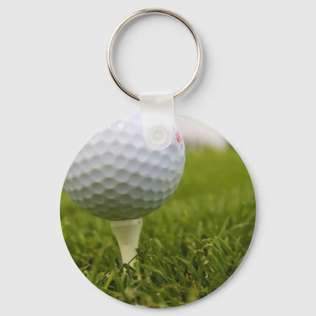 Porte-clés Golf Tee Design Porte - clé (Recto)