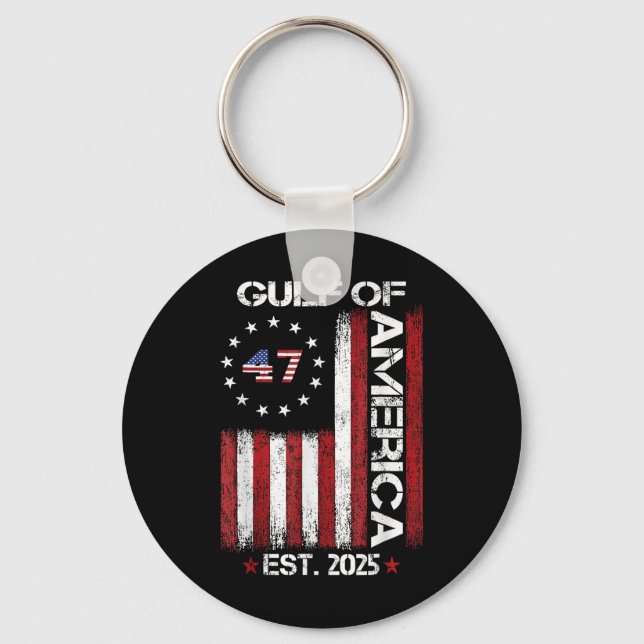 Porte-clés Golfe Des Etats-Unis Est 2025 (Recto)