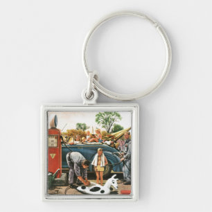 Porte-clés Gonflage du jouet de plage