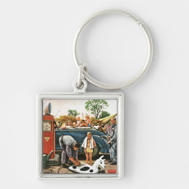 Porte-clés Gonflage du jouet de plage (Devant)