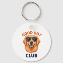 Good Boy Club | Keychain Dog Design