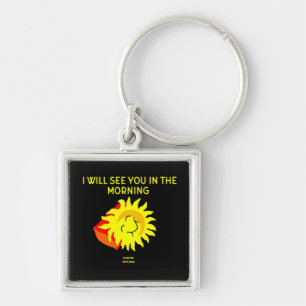 Porte-clés Good Night Sun Premium Square Keychain