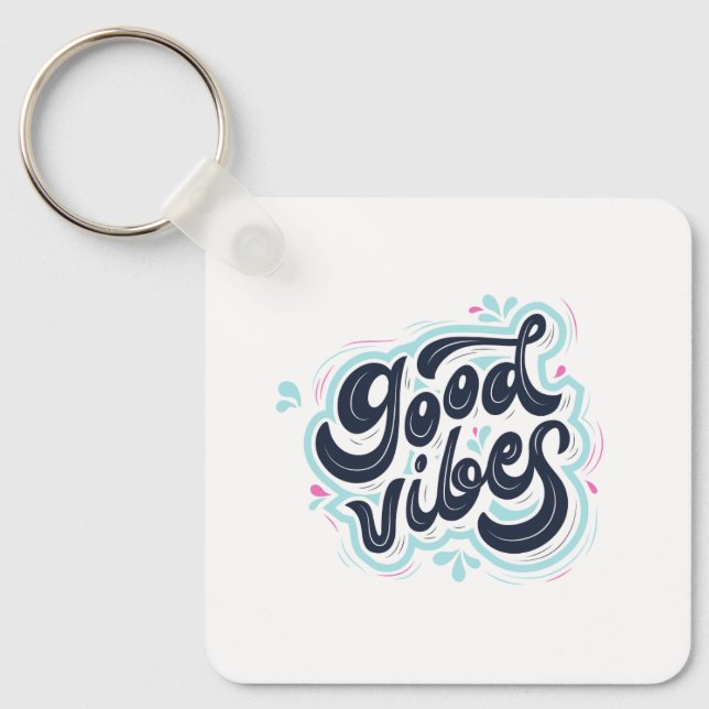 Porte-clés Good Vibes (Recto)