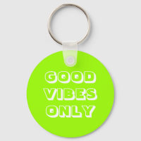 Good Vibes uniquement chartreuse vert typographie