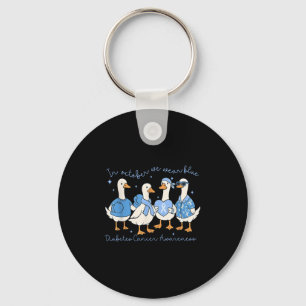 Porte-clés Goose Squad En Novembre Nous Portons Du Ruban Bleu