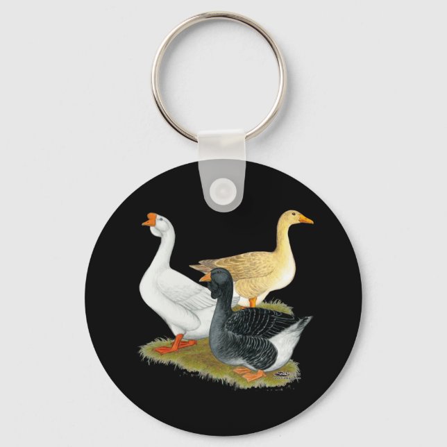 Porte-clés Goose Trio (Recto)