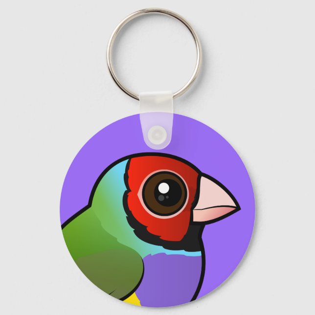 Porte-clés Gouldian Finch (Recto)