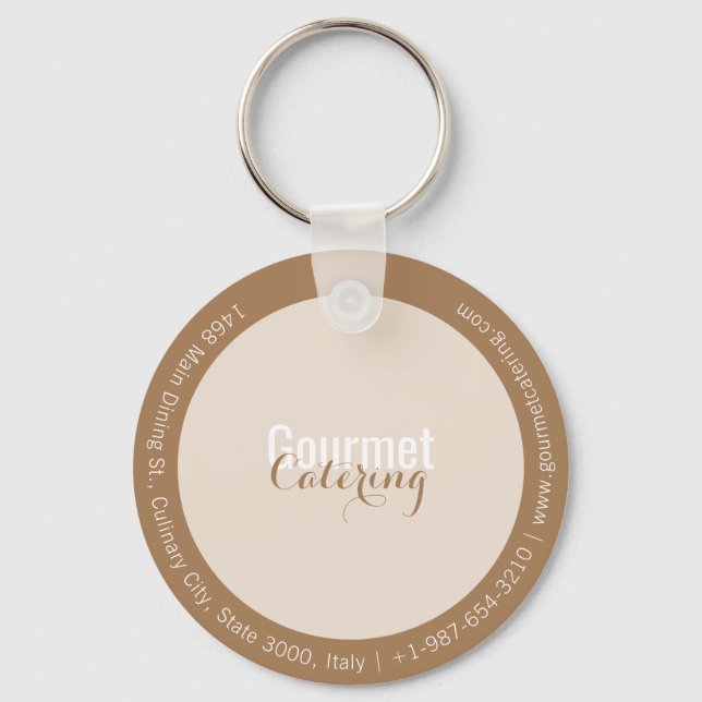 Porte-clés Gourmet Catering Keychain (Recto)