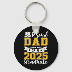 Porte-clés Graduation 2025 Fier Papa D'Un Cl De 2025 Diplômé