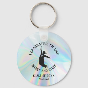 Porte-clés Graduation Holographique College Graduate Gag 2022