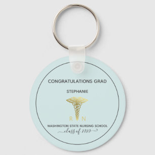 Porte-clés Graduation personnalisée Année de classe de l'écol