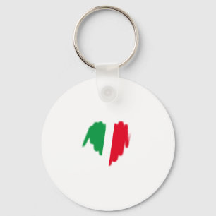 Porte-clés Graffiti italien pulvérisé Graphique de coeur