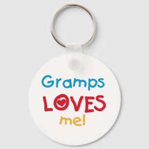 Porte-clés Gramps m'aime T-shirts et cadeaux